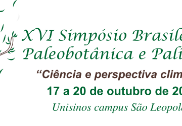 Inscrições abertas para o XVI Simpósio Brasileiro de Paleobotânica e Palinologia: Ciência e Perspectiva Climática 